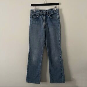 Levis Vintage 90s Orange Tab Straight Leg Distressed Denim Jeans 30x34